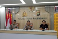 Foto kapolrestabes Palembang dan Manajemen Rokok HS