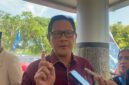 Kepala Dinas Kesehatan Sumatera Selatan Trisnawarman saat diwawancarai langsung di RSKGM Palembang. Foto: Tia