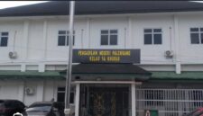 Foto Gedung PN Klas 1A Palembang sementara yang terletak di musim Telsil.