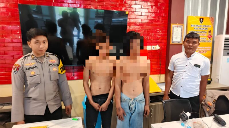 Bobol Depot Kusen, Dua Sahabat Diamankan Polrestabes Palembang