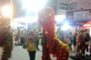 Pertunjukan Barongsai memeriahkan pelaksanaan Car Free Night (CFN) di Jalan Kolonel Atmo, Palembang, Sabtu (30/5/2026) malam.