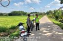 Personel Polsek Buay Madang Timur saat menggelar Patroli KRYD dan mitigasi Karhutla di kawasan Jalan Desa Srikaton, Kecamatan Buay Madang Timur, Kabupaten OKU Timur. 