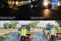  Polsek Buay Madang Timur melaksanakan patroli subuh dan pagi hari di wilayah Desa Srikaton dan Desa Sukoharjo. 