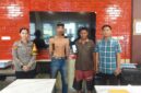 Foto : pelaku diamankan di spkt Polrestabes Palembang