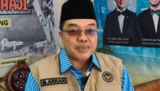 Caption: Kepala Kantor Wilayah Kementerian Haji dan Umrah Provinsi Sumatera Selatan, M. Arkan Nurwahiddin saat diwawancarai, Senin (1/6/2026). Foto: Kemenhaj Sumsel