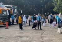 443 Jemaah Haji Kloter Satu Asal OKU Timur Tiba di Tanah Air