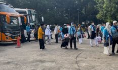 443 Jemaah Haji Kloter Satu Asal OKU Timur Tiba di Tanah Air