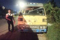 Mobil Korban yang Hancur di Keroyok Otd