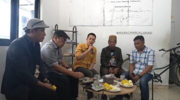 Diskusi publik AMKI Sumsel membahas dampak gugatan terhadap 25 media massa terhadap iklim kebebasan pers dan demokrasi
