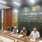 Kepala Kejaksaan Tinggi Sumatera Selatan, Ketut Sumedana, memberikan keterangan pers terkait penetapan Wakil Bupati PALI berinisial IT dan ASN Provinsi Sumsel berinisial AK sebagai tersangka dugaan gratifikasi fee proyek di Kabupaten PALI tahun 2024., Rabu (3/6/2026).
