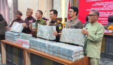 Saat Kepala Kejaksaan Negeri Palembang, M. Ali Akbar SH MH, kepada Wali Kota Palembang, Ratu Dewa, Kamis (4/6/2026).