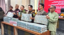 Saat Kepala Kejaksaan Negeri Palembang, M. Ali Akbar SH MH, kepada Wali Kota Palembang, Ratu Dewa, Kamis (4/6/2026).