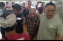 Lima orang yang diamankan Tim Pidsus Kejati Sumsel tiba di Kantor Kejati Sumsel guna menjalani pemeriksaan terkait perkara yang sedang ditangani penyidik. Kamis (4/6/2026)