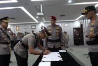 Foto : sertijab kasat lantas polrestabes palembang