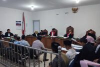 Saat para saksi dihadirkan dipersidangan di PN Tipikor Palembang, Kamis (4/6/2026)