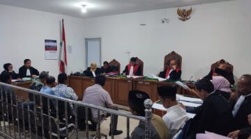 Saat para saksi dihadirkan dipersidangan di PN Tipikor Palembang, Kamis (4/6/2026)
