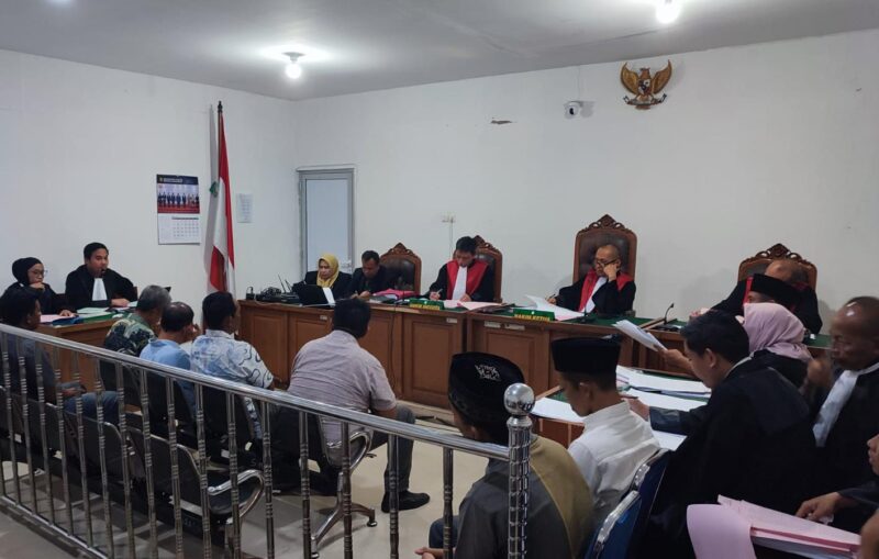 Saat para saksi dihadirkan dipersidangan di PN Tipikor Palembang, Kamis (4/6/2026)