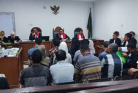 Saat Para saksi dihadirkan di PN Tipikor Palembang, Kamis (4/6/2026)