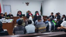 Saat Para saksi dihadirkan di PN Tipikor Palembang, Kamis (4/6/2026)