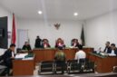 Saat Dua terdakwa dihadirkan di PN Tipikor Palembang Kamis (4/6/2026) untuk mendengarkan pembacaan tuntutan dari JPU