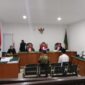 Saat Dua terdakwa dihadirkan di PN Tipikor Palembang Kamis (4/6/2026) untuk mendengarkan pembacaan tuntutan dari JPU