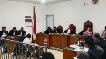 Saat dua orang saksi dihadirkan disidang Tipikor PN Palembang, Senin (8/6/2026
