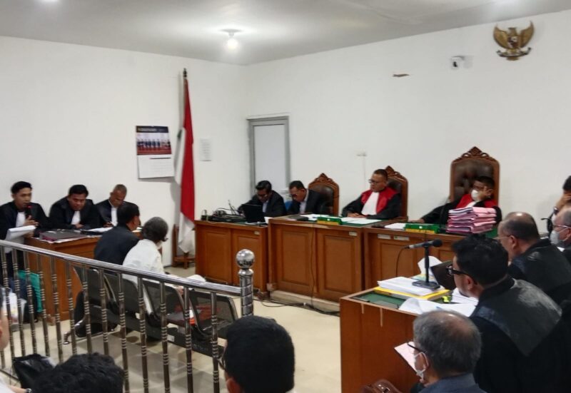 Saat dua orang saksi dihadirkan disidang Tipikor PN Palembang, Senin (8/6/2026