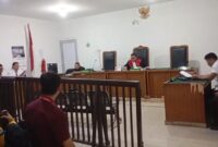 Suasana Sidang permohonan praperadilan yang digelar di PN Palembang