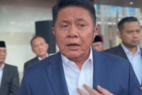 Gubernur Sumatra Selatan Herman Deru saat diwawancarai, Senin (8/6/2026). Foto: istimewa