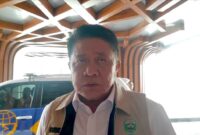 Gubernur Sumatera Selatan, Herman Deru saat diwawancarai langsung, Senin (9/6/2026). Foto: Tia
