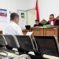 Saat  kasus dugaan korupsi proyek revitalisasi Pasar Cinde Palembang digelar di PN Tipikor dengan Agenda nota pembelaan, Rabu (10/6/2026)