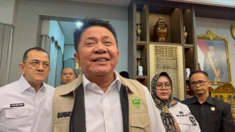 Gubernur Sumsel, Herman Deru saat ditemui di Griya Agung, Rabu (10/6/2026). Foto: Tia