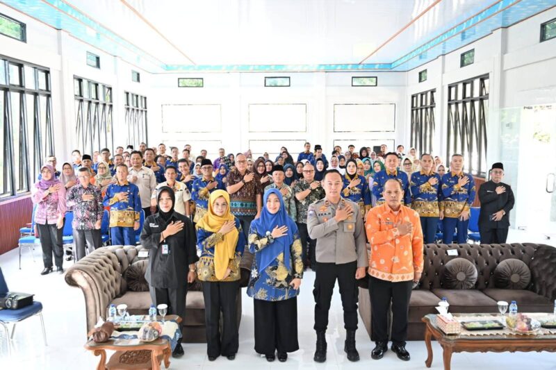 fhoto : kegiatan gerakan orang tua asuh cegah stunting di kota pagar alam
