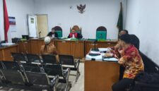 Saat saksi fakta dari pihak pemohon dihadirkan dalam sidang praperadilan di Pengadilan Negeri Palembang, Jumat (12/6/2026).