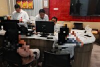 Foto.: korban membuat laporan polisi
