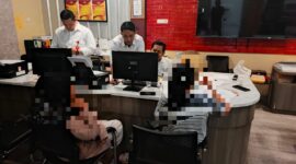 Foto.: korban membuat laporan polisi