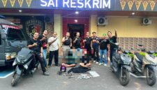 Foto :  2 pelaku saat diamankan unit ranmor