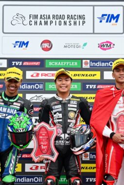 CBR Series Melesat Kencang, AHRT Borong Tiga Podium ARRC Motegi