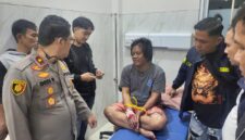 Foto : pelaku usai berobat di RS Siti Fatimah