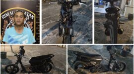 fhoto : pelaku pengelapan motor di wilayah hukum polsek pagar alam selatan (istimewa/humas respa)
