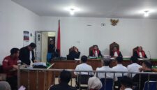 Saat JPU bacakan tuntutan enam terdakwa disidang PN Tipikor Palembang, Rabu (17/6/2026