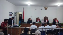 Saat JPU bacakan tuntutan enam terdakwa disidang PN Tipikor Palembang, Rabu (17/6/2026