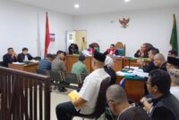 Saat para saksi dihadirkan di sidang Tipikor Palembang, Rabu (17/6/2026)