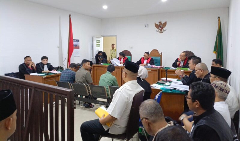 Saat para saksi dihadirkan di sidang Tipikor Palembang, Rabu (17/6/2026)
