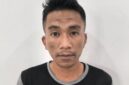 Tersangka saat diamankan.