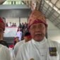 Gubernur Sumatera Selatan Herman Deru saat diwawancarai usai rapat paripurna istimewa di gedung DPRD Kota dalam rangka HUT Kota Palembang ke-1343, Rabu (17/6/2026). Foto: Tia