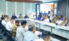 Bupati Muba Ikuti Rapat Anev Pendataan Sumur Masyarakat