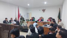 Saat para saksi dihadirkan di sidang Tipikor PN. Palembang, Kamis (18/6/2026)
