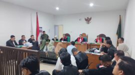 Saat para saksi dihadirkan di sidang Tipikor PN. Palembang, Kamis (18/6/2026)
