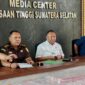 Kepala Kejati Sumsel, Ketut Sumedana SH MH dalam Konvensi Pers Kamis (18/6/2026)